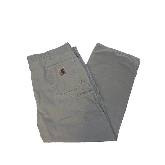 Carhartt Other - Carhartt B11-DES Washed Duck Work Dungaree Pants Cotton Desert/Tan Men's 44x30